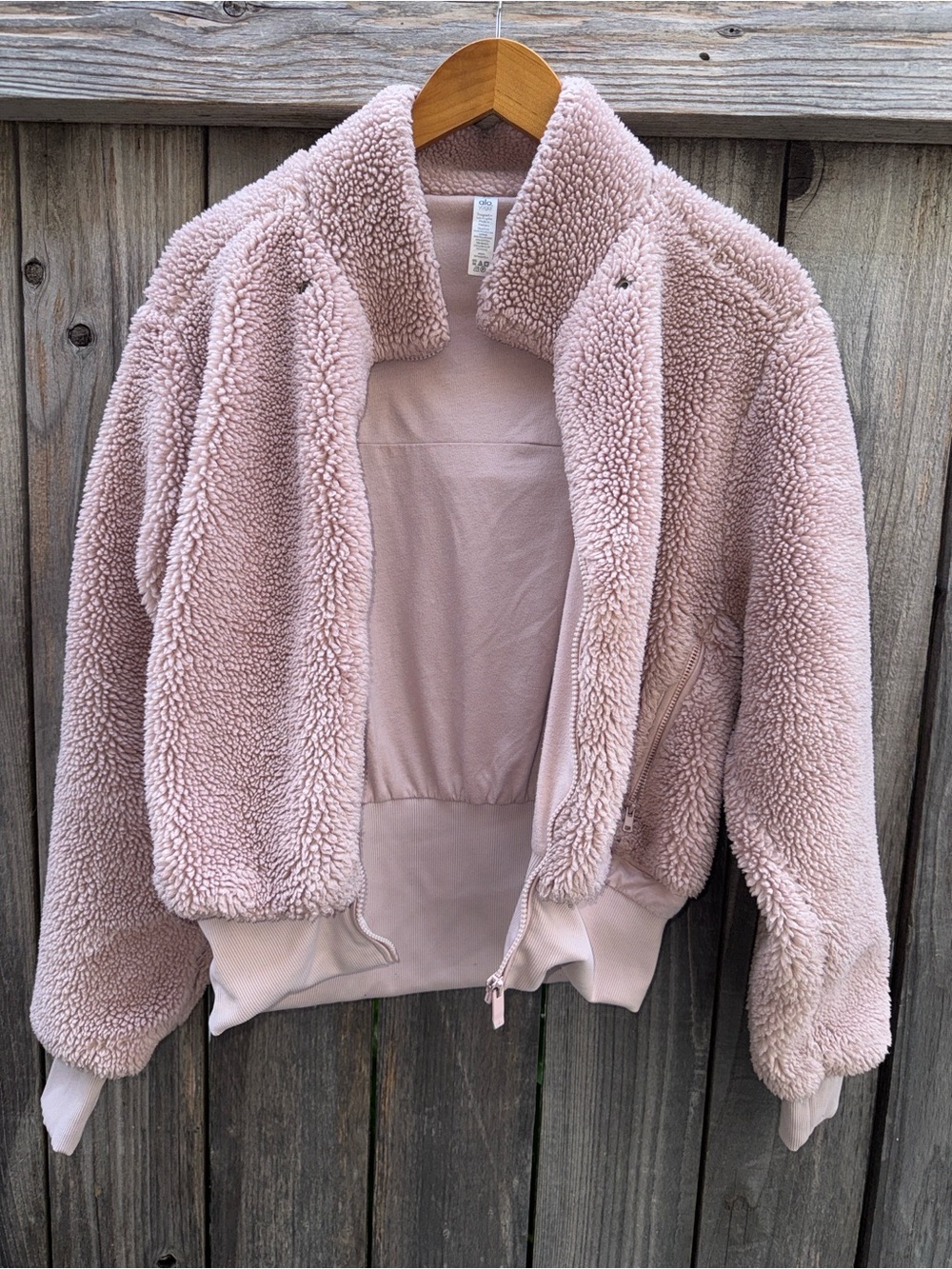 Alo Yoga Foxy Sherpa Jacket Size XS - Picture 2 of 10